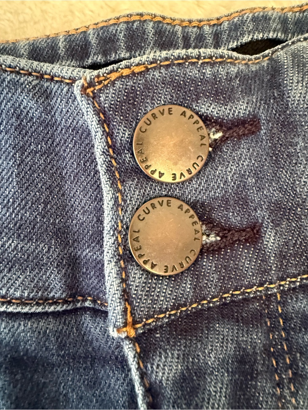 Curve Appeal High Rise Flare Jeans size 10 30 - Picture 7 of 11